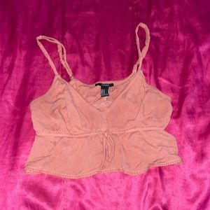 Forever 21 Burnt Orange Crop Top 🧡
